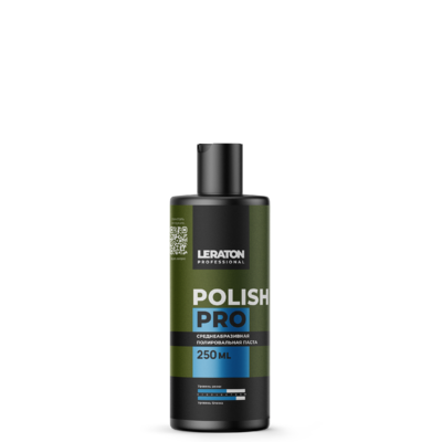 LERATON PROFESSIONAL Среднеабразивная полировальная паста Polish PRO 250 мл